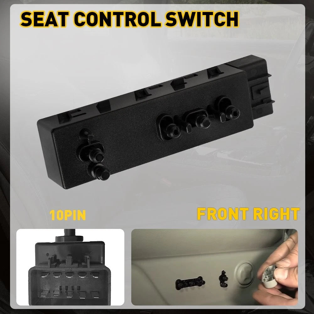 Power Seat Control Switch for Cadillac Escalade ESV EXT (2007–2014)