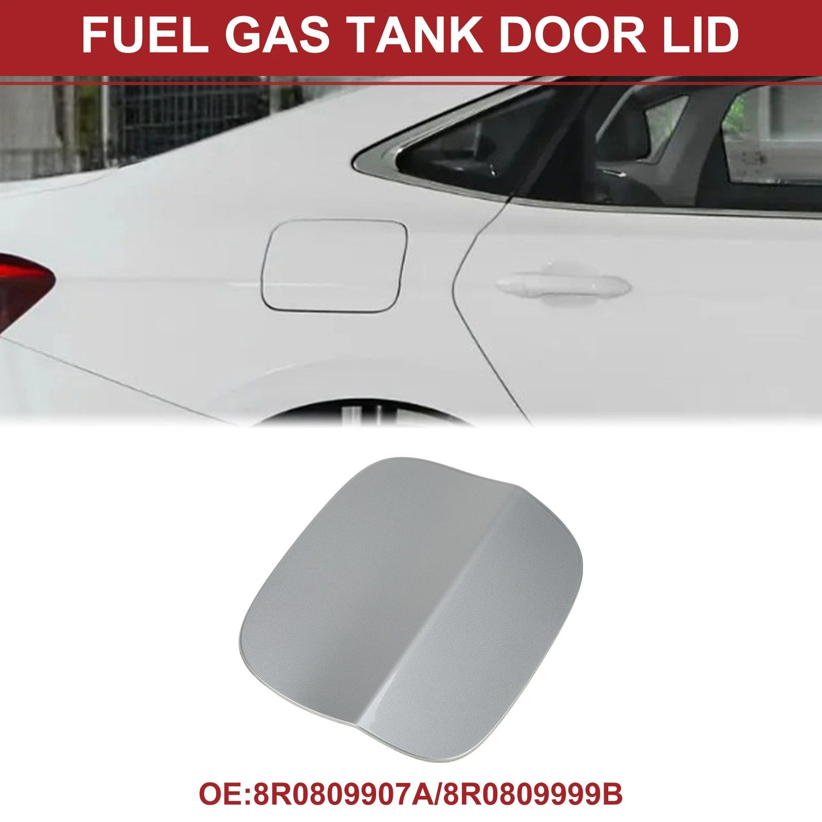 Fuel Tank Door Cap for Audi Q5 8RB (2010–2016) Fuel Filler Flap Cover Light Gold