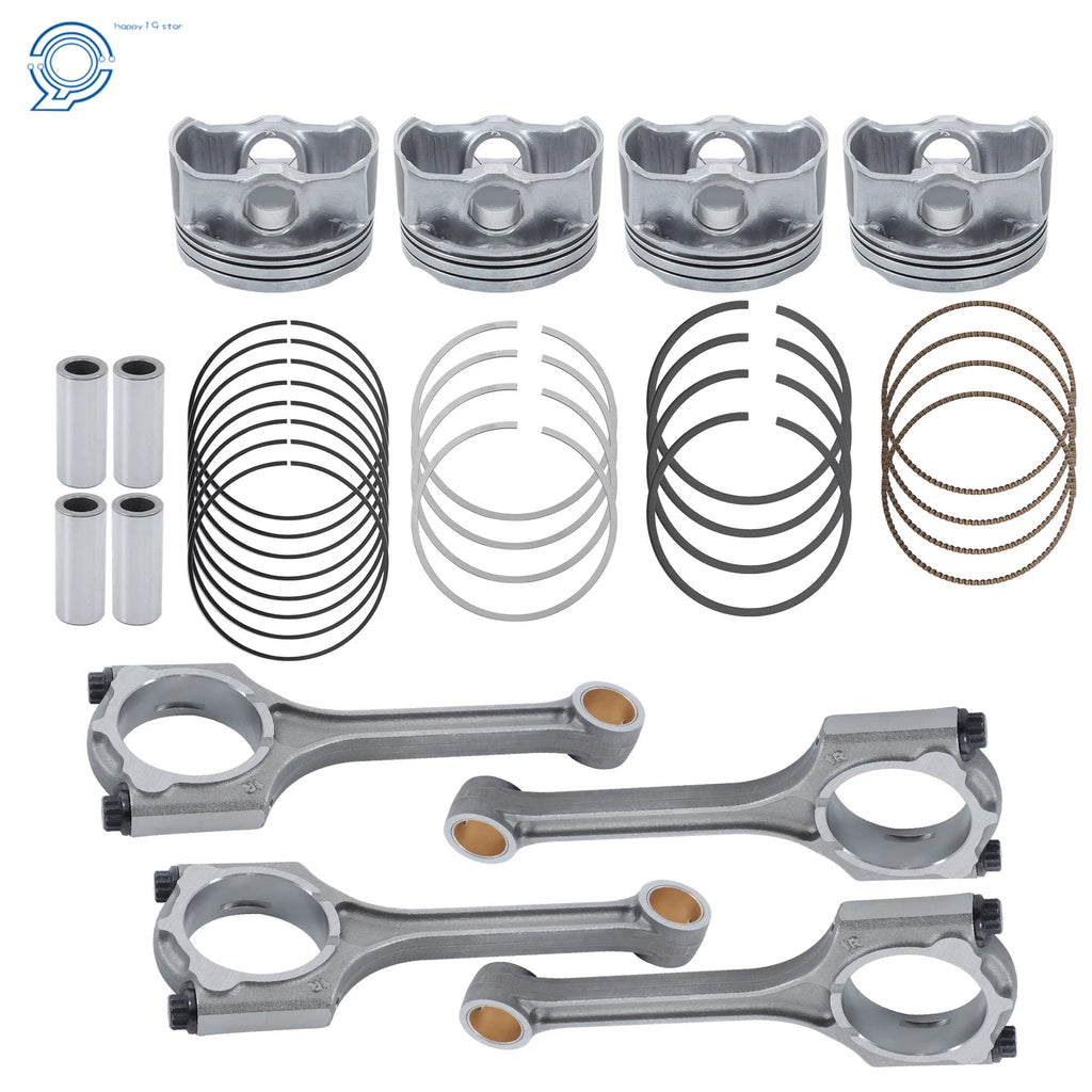 Connecting Rod & Piston & Ring Set for Hyundai Elantra (2012–2016) 1.8L