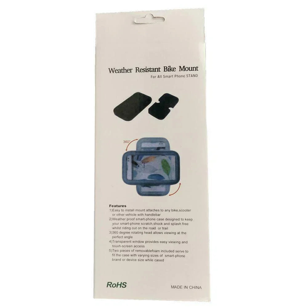 Waterproof Handlebar Mount Case for Bicycle Motorcycle Mobile Phone