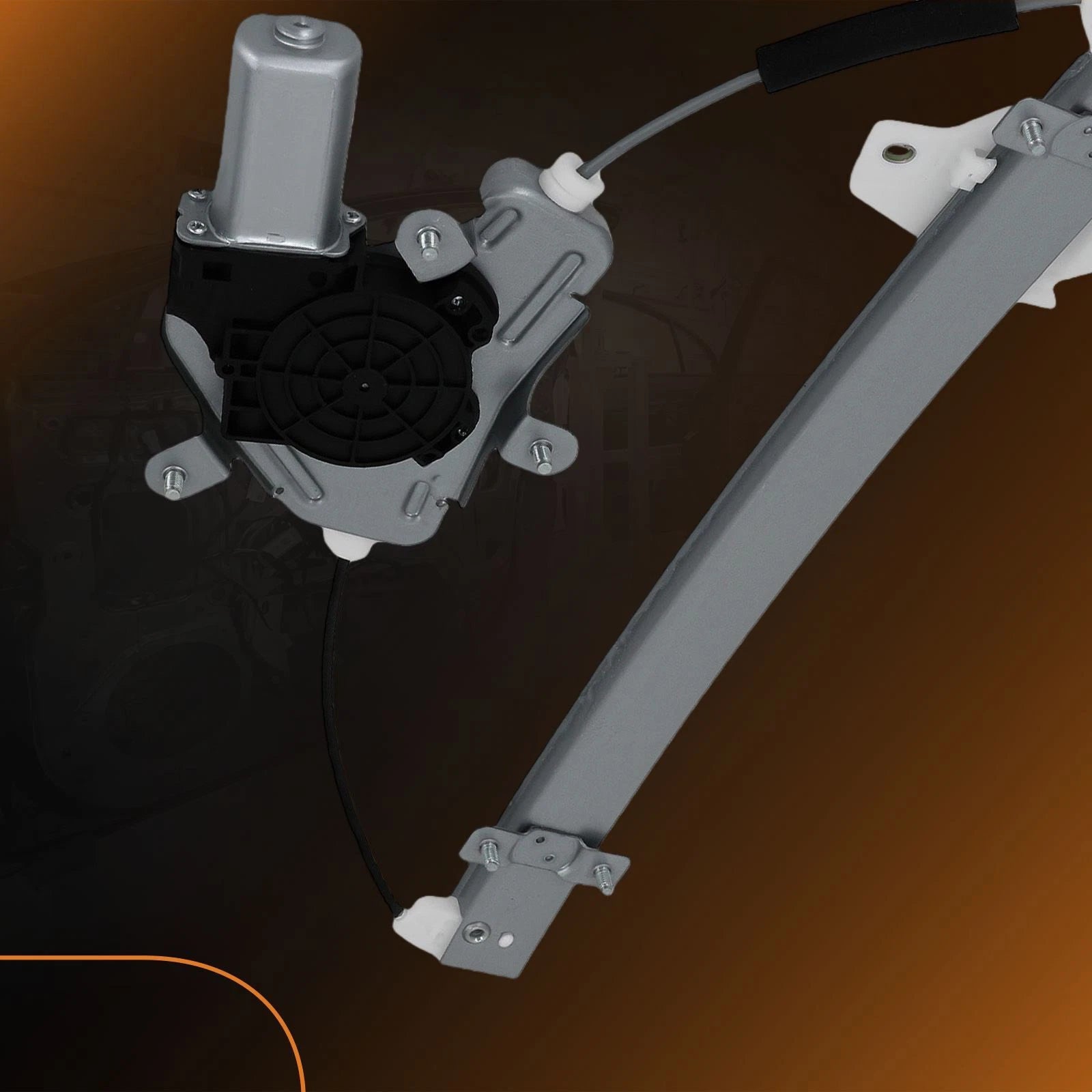 Front Right Window Regulator Assembly for Hyundai Accent (2012–2017) w/ Motor