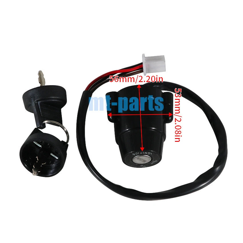 Ignition Key Switch Lock Set for Yamaha AG200 (1985), TY250S (1988), GT80 (1978–1980)