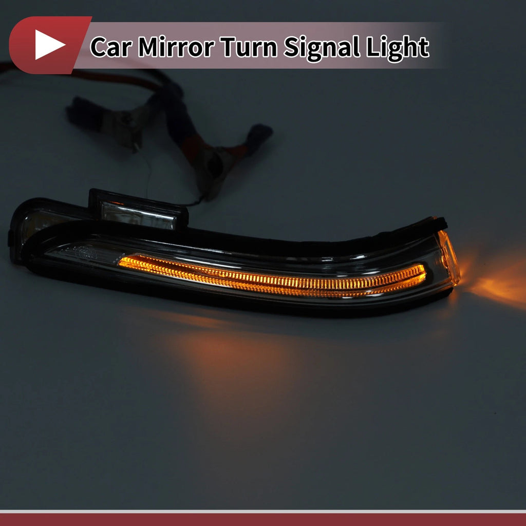 Mirror Turn Signal Light for Hyundai Creta IX25 (2015–2020) No. 87613C9000 Left Black Clear