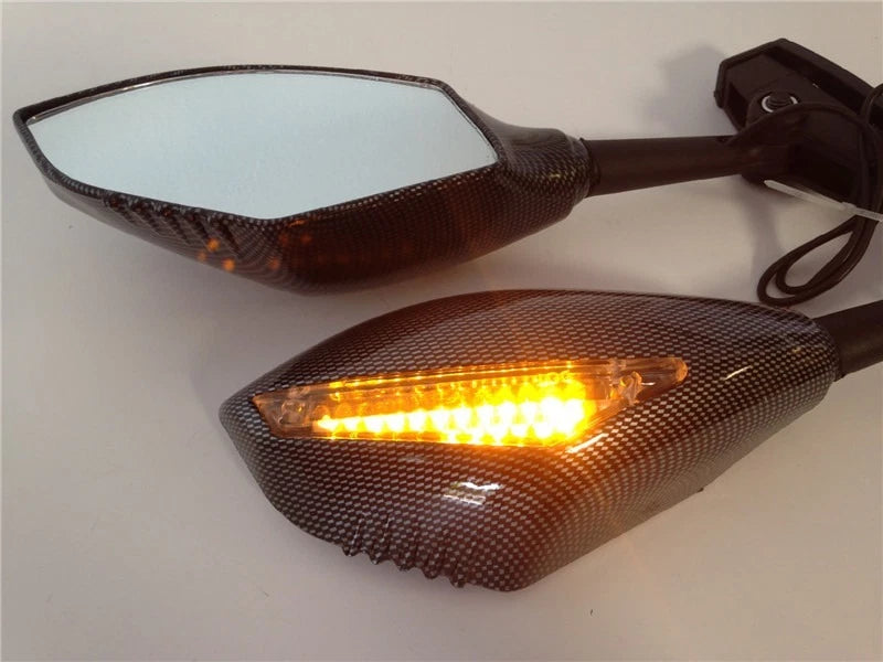 Turn Signal Integrated Mirrors for Yamaha YZF 600 R1 FZR600 FZ1 (1998–2009)