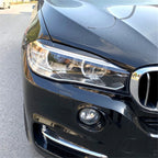 2X Headlight Eyelid Eyebrow Covers for BMW X5 X6 F15 F16 (2014–2018)