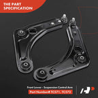 2X Front Lower Side Suspension Control Arm for Ford Escort (1991-1997)