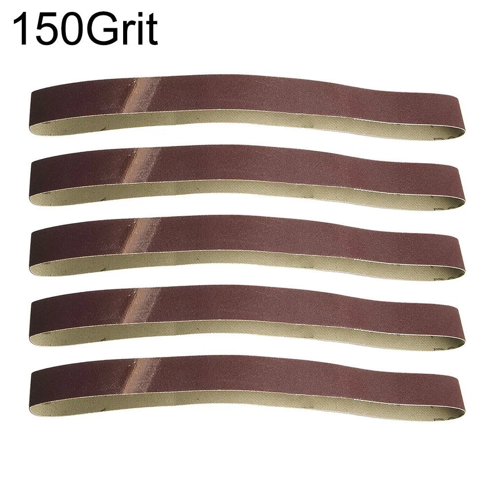Pack of 5 Aluminum Oxide Sanding Belts 520x20mm for Belt Sander