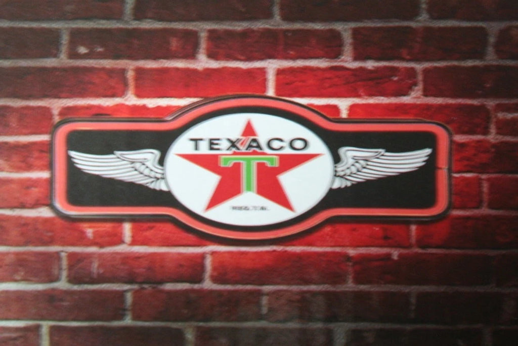 Texaco Neon Sign for Garage Decor (LED)