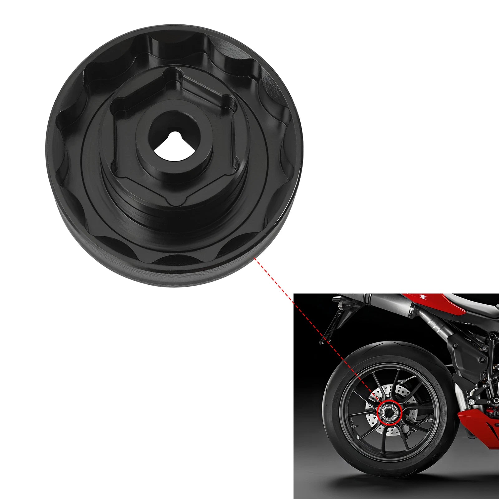 55mm & 30mm Wheel Nut Socket Tool for Ducati Super Bike 1098 1198