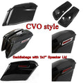 4" Stretched Hard Saddlebags with Speaker Lid for Harley (2014–Present)