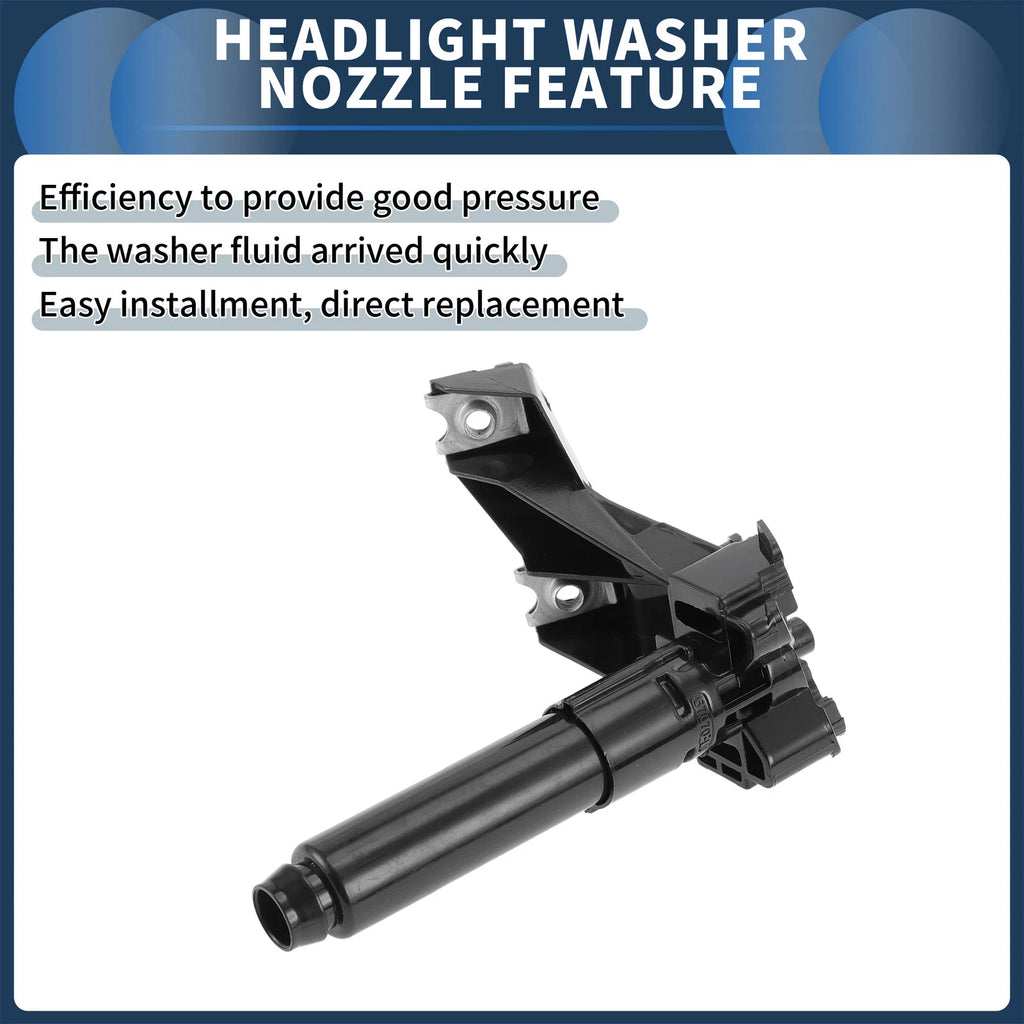 Front Driver Side Headlight Washer Nozzle for Mitsubishi Outlander (2003–2021) No. 8264A309