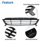 Lower Grille Front Bumper Grille for Hyundai Accent (2015–2017)