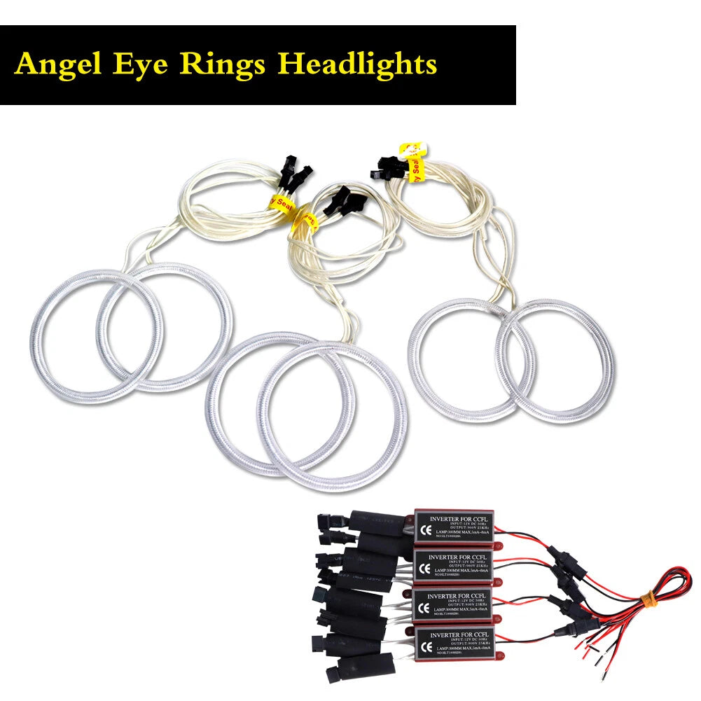 Set of 2 Angel Eyes CCFL LED Halo Rings for Alfa Romeo 159 (2005–2011)