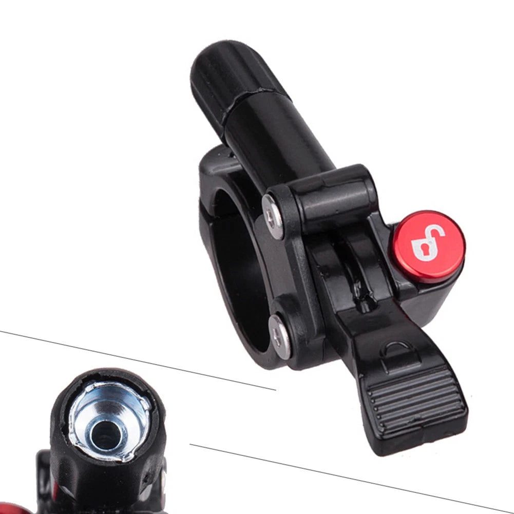 Reusable fork remote lockout lever for mountain bike forks (Alloy, lightweight)
