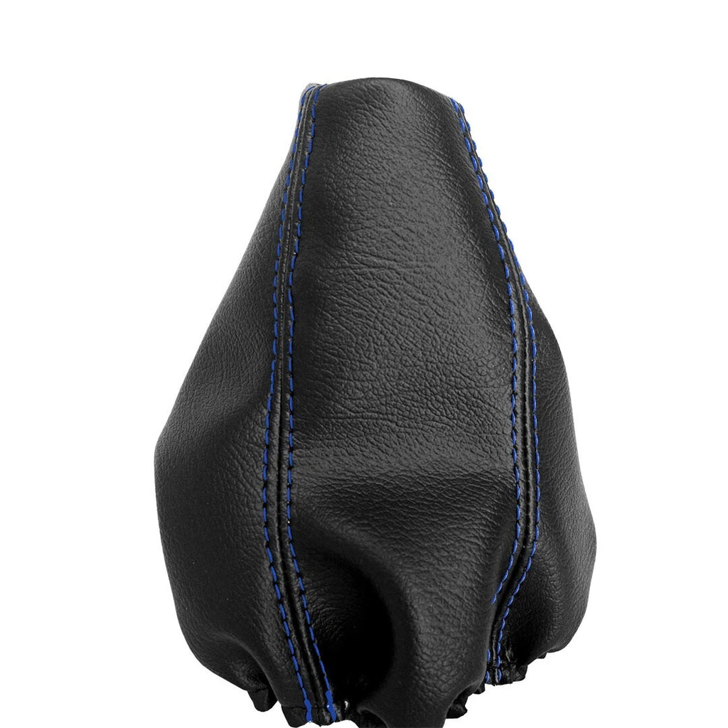 Manual Shift Boot Cover for Dodge Neon (2000–2005) Blue Stitch PVC Leather