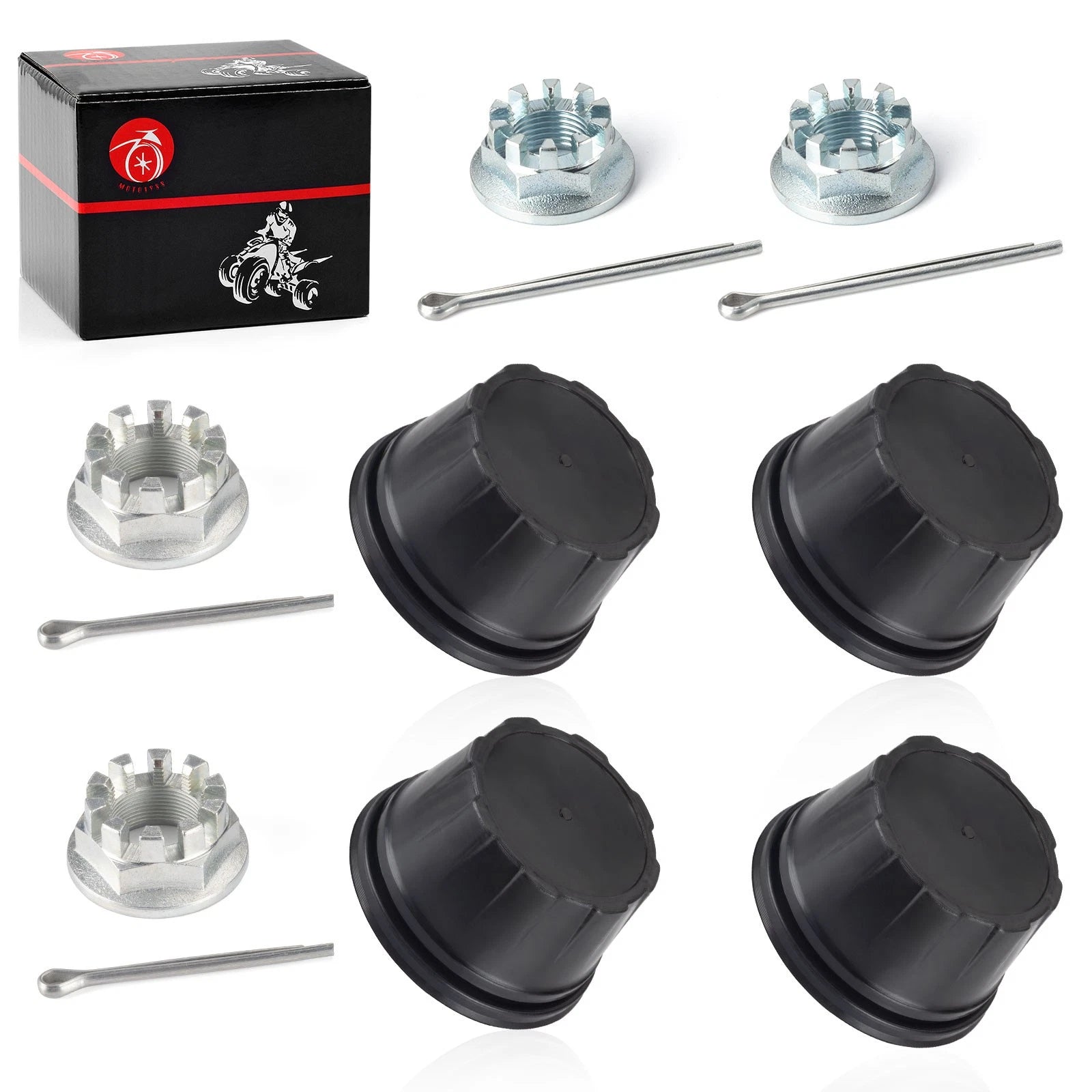 Set of 2 Wheel Center Cap Nut Pins for Honda Foreman 500 TRX500TM (2005–2006)