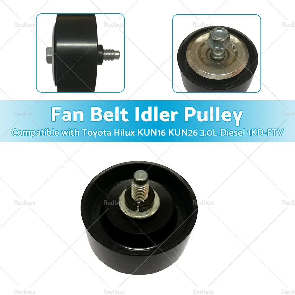 Idler Pulley for Toyota Hilux KUN16 KUN26 (2005–2015) 1KD-FTV
