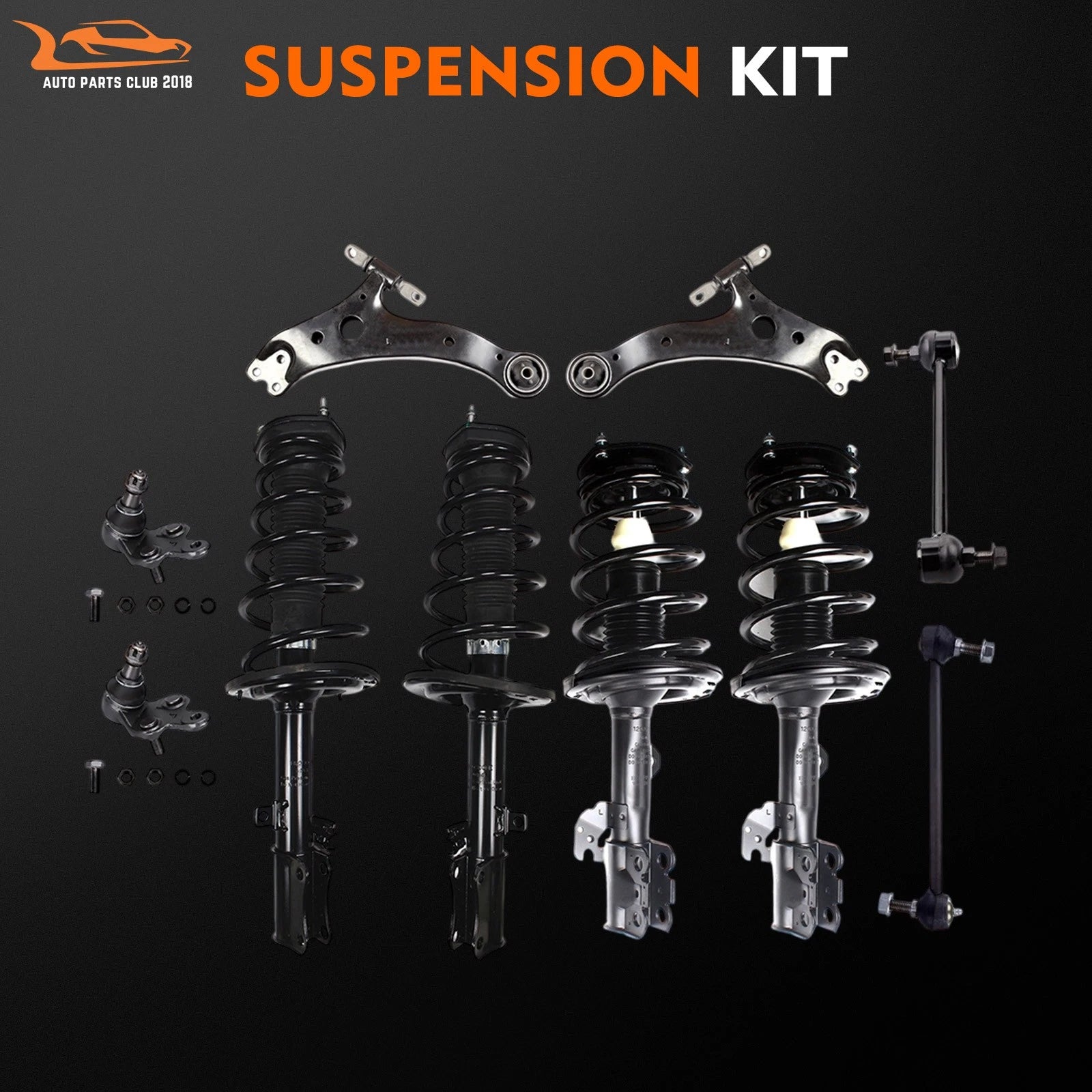 Set of 4 Struts for Toyota Camry Solara (2004-2006)