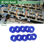 Set of 10 Oil Seal Rotary Shaft Seal 8x14x8mm for Various Applications