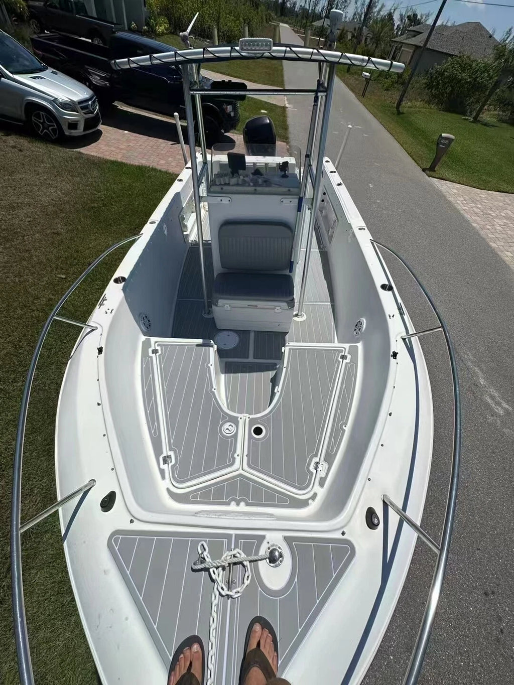 Swim Platform Cockpit EVA Foam Floor for Silverton 38 Convertible (2008)