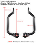 Black Passenger Grab Handle Bar for Kawasaki Z 900 950 RS (2017–2022)