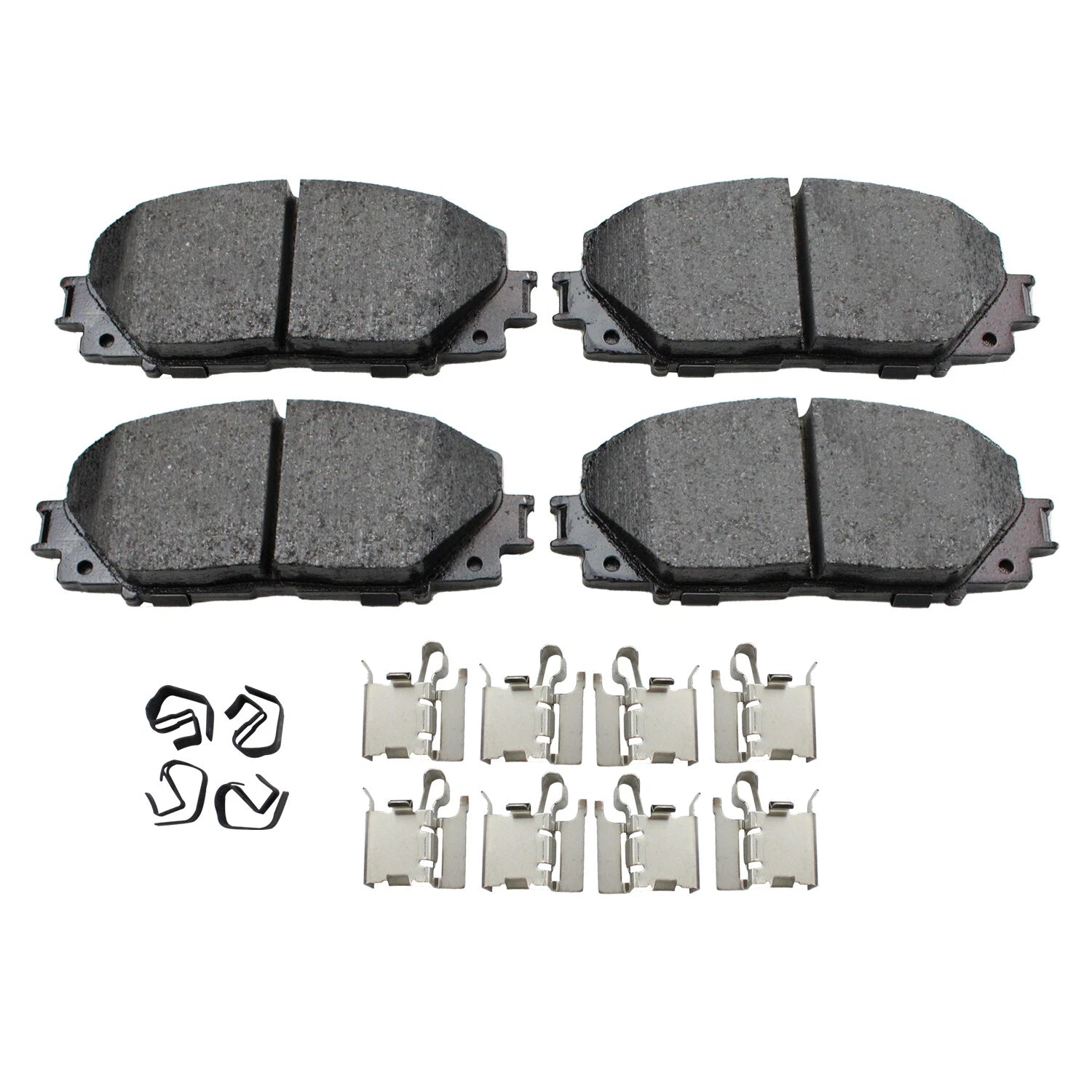 Set of 4 Akebono ProACT Front Ceramic Brake Pads for CT200h iQ Corolla Prius C Yaris (2011–2020)
