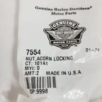 2X Acorn Locking Nuts for Harley-Davidson (7554)