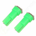 10Pcs 3SMD 3014 LED T5 74 Interior Dashboard Gauge Wedge Light Bulb