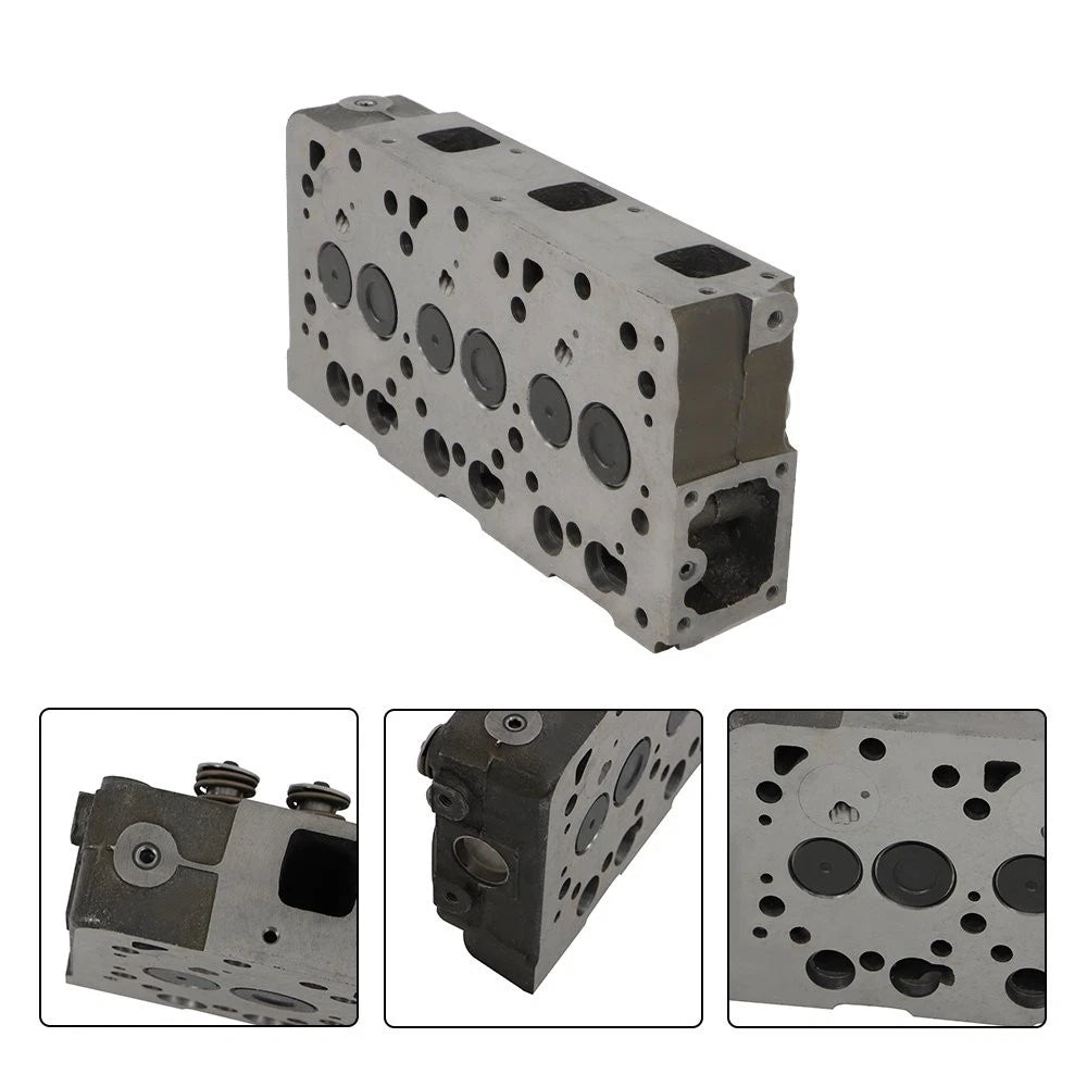 Complete Cylinder Head Assembly with Valves & Gasket Set for Kubota D905