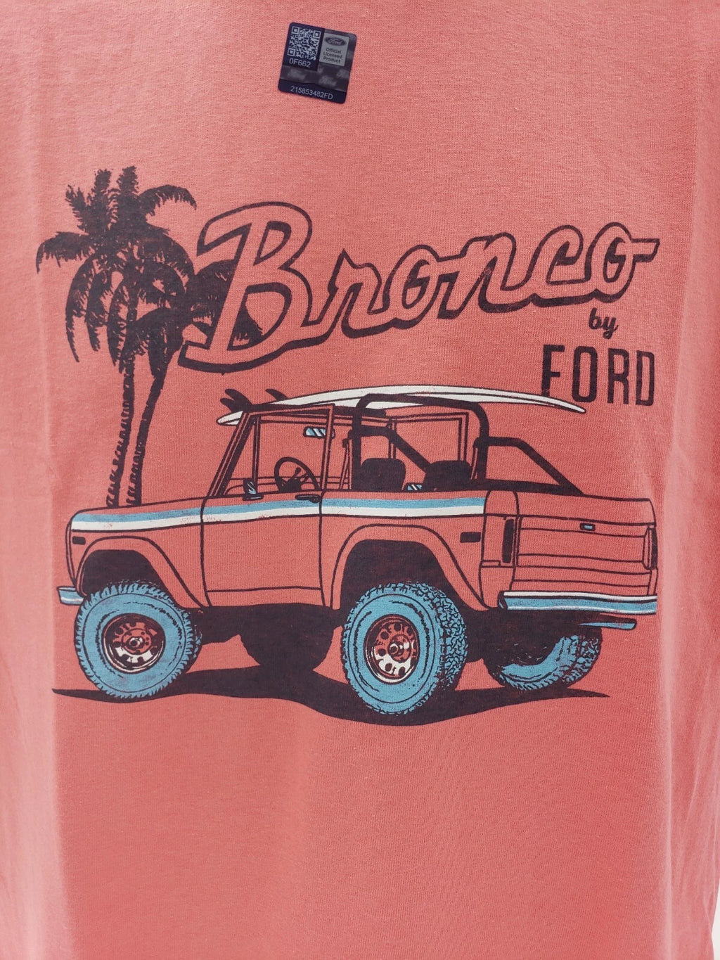 T Shirt Replacement Beach Scene for Ford Bronco (2021–2024)