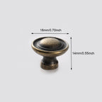 Set of 4 Vintage Drawer Knob Door Handle Pulls for Kitchen Bath Cabinet