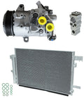 AC Compressor Kit With Condenser Replacement for Subaru Impreza 2.0L (2021–2021)