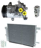 AC Compressor Kit With Condenser Replacement for Subaru Impreza 2.0L (2021–2021)