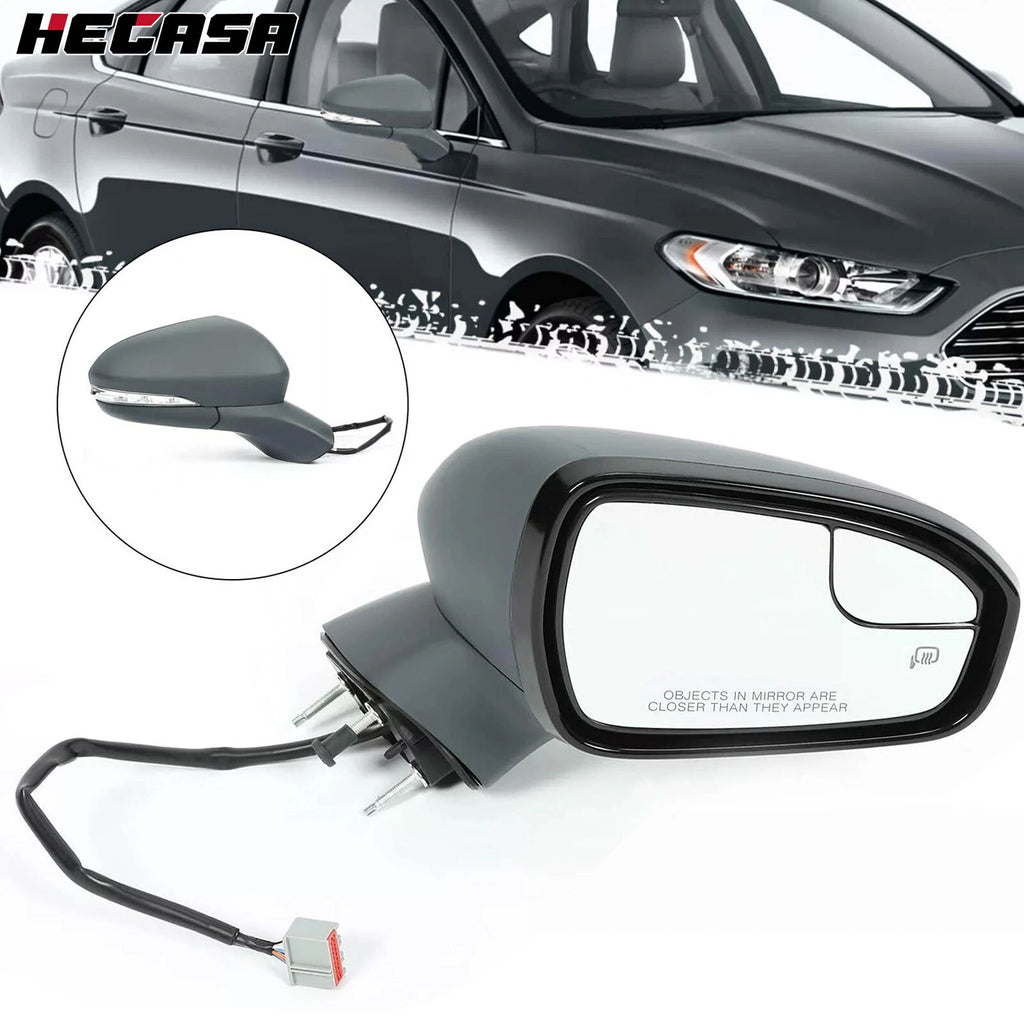 Power Mirror Right Side for Ford Fusion (2013–2016) Heated Manual Fold