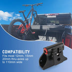 Bike Carrier Thru-Axle Fork Mount for Drop Top (12mm 15mm)