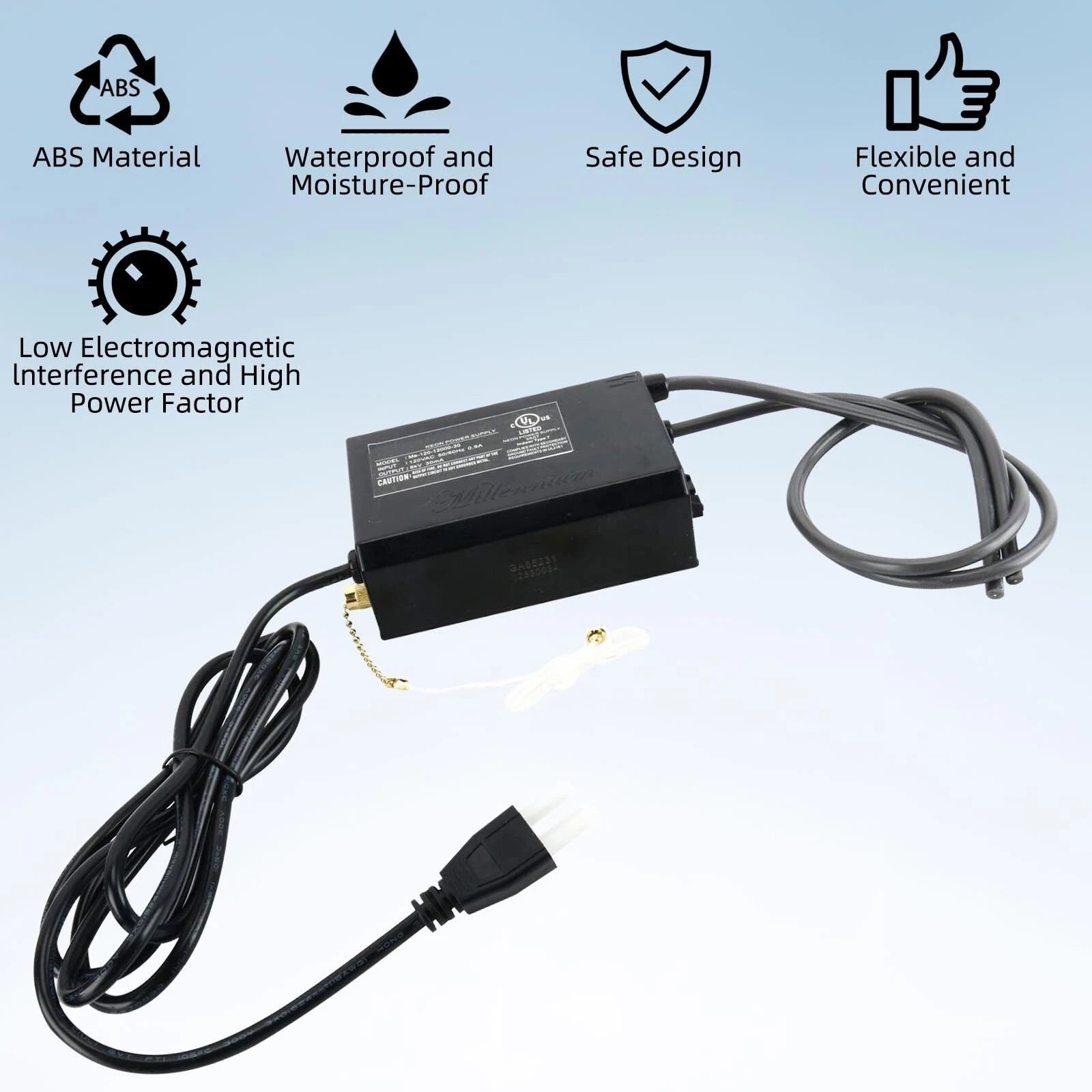 8KV 30mA Neon Sign Transformer Power Supply for Neon Lights
