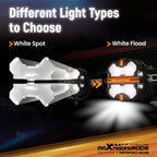 Square LED Light Cover Lens for maXpeedingrods 3.5" Driving Light Pods (Waterproof)