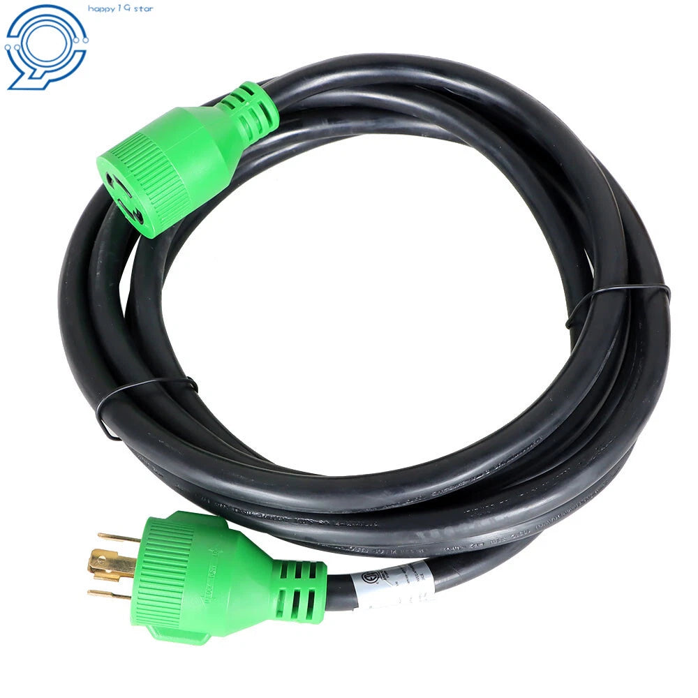 30 Amp Generator Cord and Power Inlet Box Combo Kit 15FT Waterproof