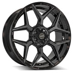 24" Gloss Black Wheel w/Brushed Face for 1988-2000 Chevy C2500 - RVO4941