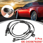 2X Front Brake Pad Electronic Wear Sensor 34356792567 for BMW X5 (2011–2016)