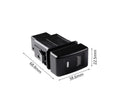 Dashboard Control Switch Button for Isuzu F-Series N-Series