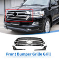 Front Upper Hood Bumper Grille for Toyota Land Cruiser (Chrome)