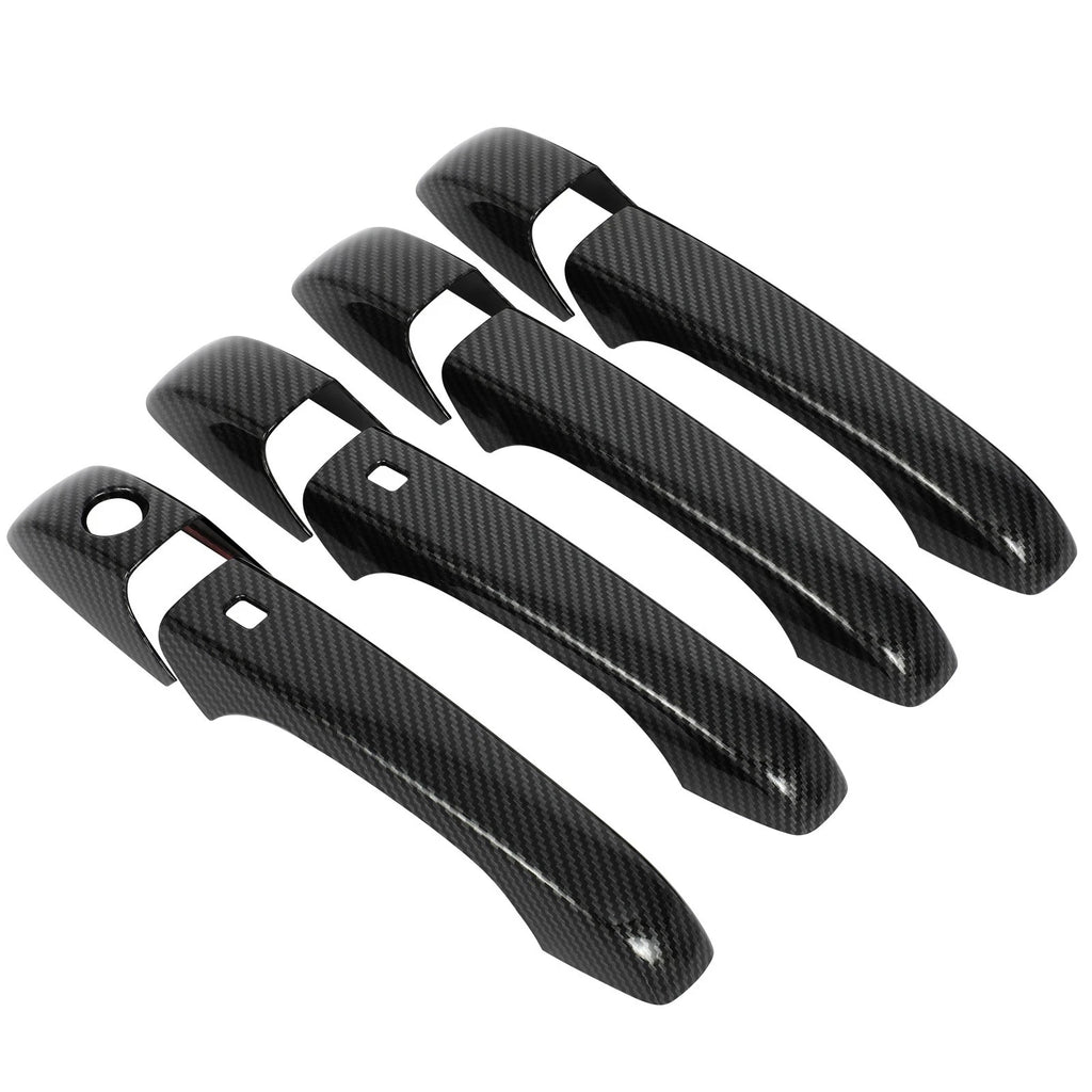 Set of 4 Door Handle Covers for Dodge Durango, Jeep Grand Cherokee