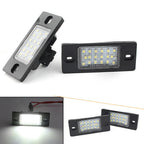 18-SMD LED License Plate Lamp for VW Touareg (2003–2010), Tiguan (2009–2015), Golf 5