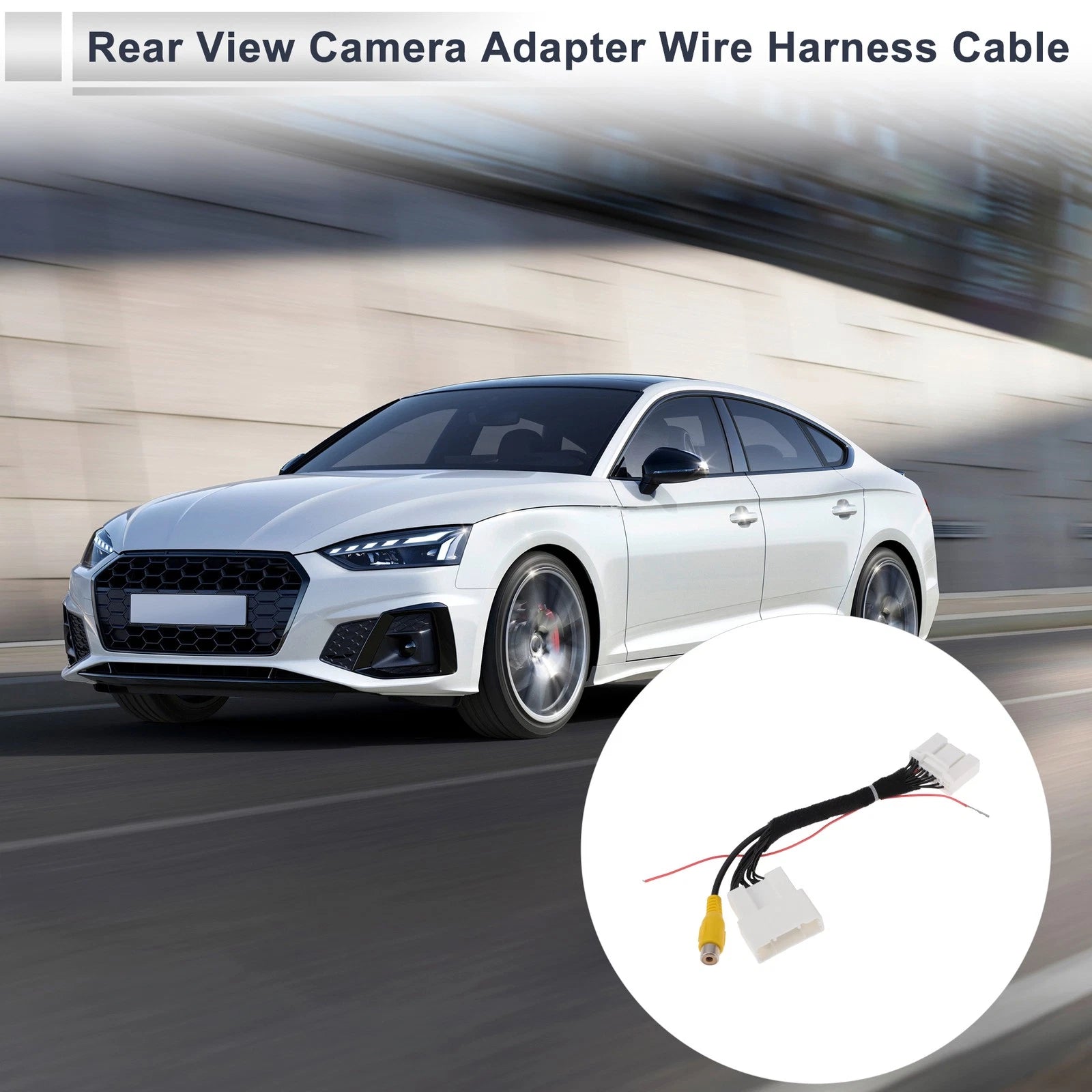 Rear View Camera Adapter Wire Harness Cable for Toyota Camry 