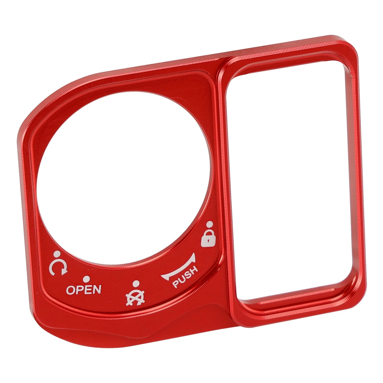 Aluminum Ignition Switch Cover Red for Honda PCX125 PCX150 PCX160 ADV150 (2018–2023)
