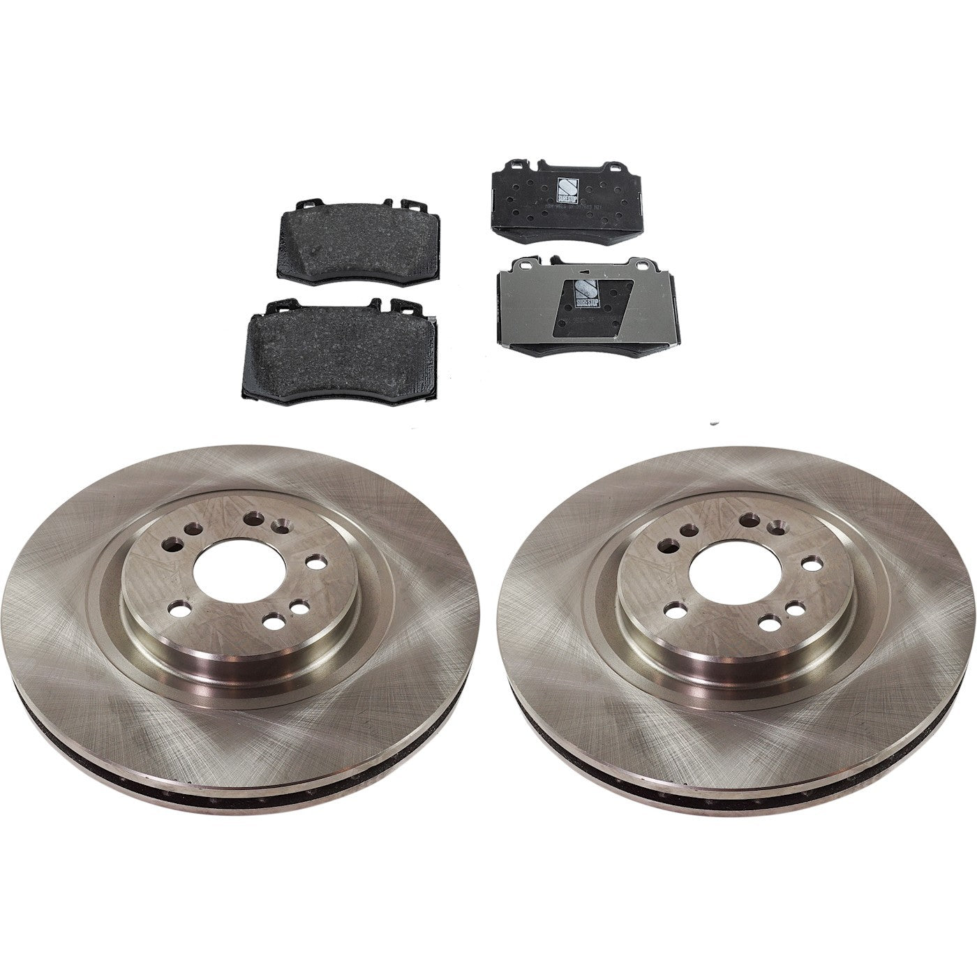 Disc Brake & Pad Kit for Mercedes Benz ML500 (2002–2005) Front Organic Pads