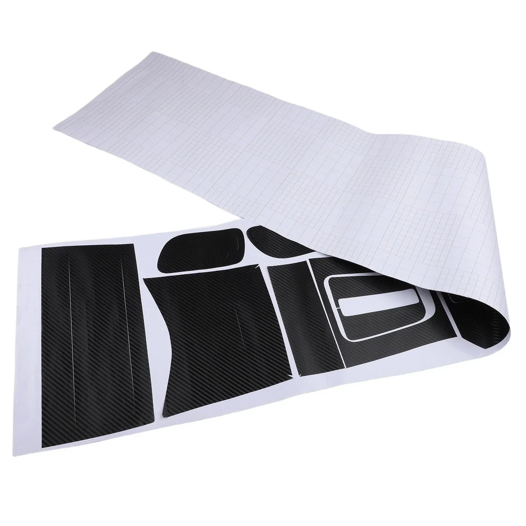 Interior Sticker Carbon Fiber Center Console Decals for Vehicle