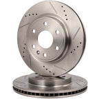 Front Drilled Slotted Brake Rotors for Buick Enclave Saturn Outlook (2008–2017)