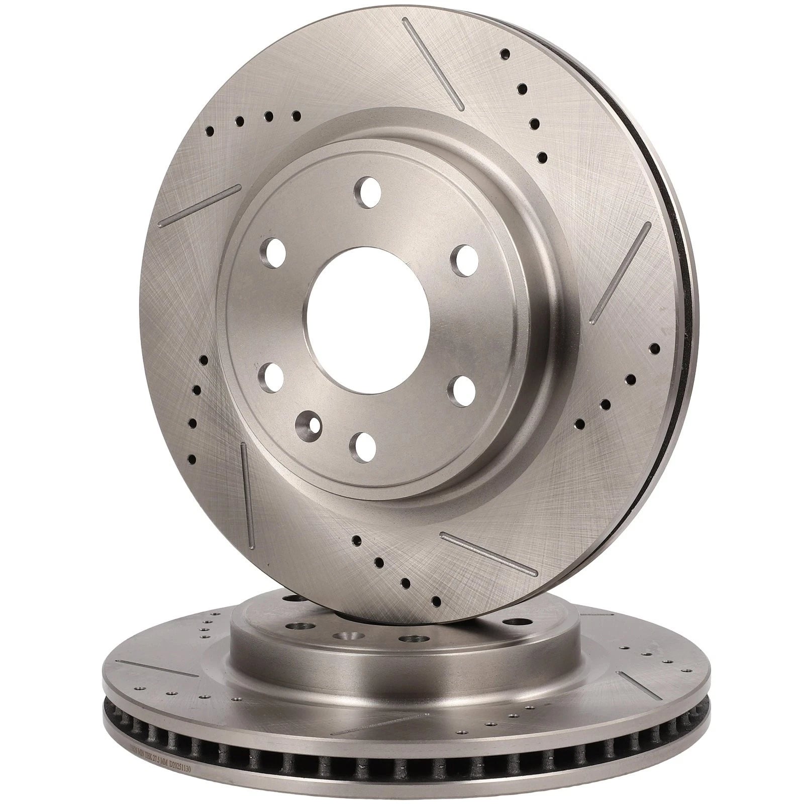 Front Drilled Slotted Brake Rotors for Buick Enclave Saturn Outlook (2008–2017)